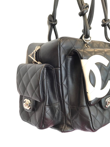Chanel Quilted Leather Ligne Cambon Reporter Bag - photo 2