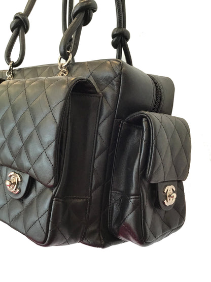 Chanel Quilted Leather Ligne Cambon Reporter Bag - photo 3