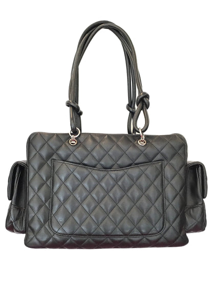 Chanel Quilted Leather Ligne Cambon Reporter Bag - photo 4