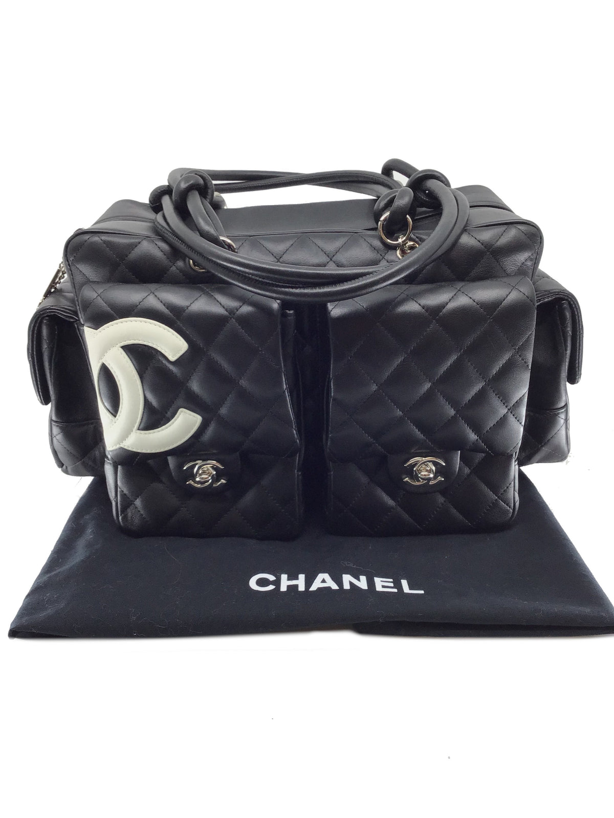 Chanel Quilted Leather Ligne Cambon Reporter Bag - photo 7
