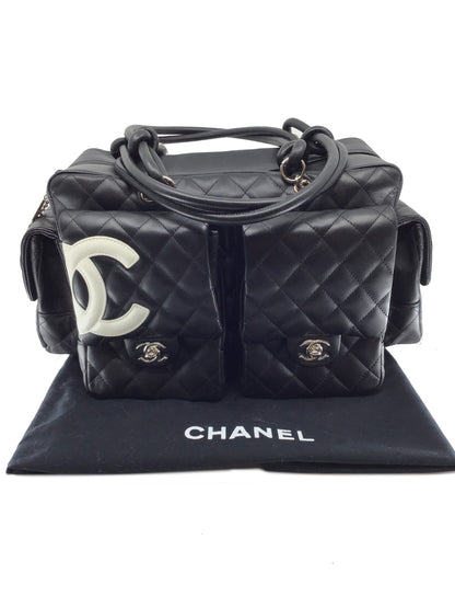 Chanel Quilted Leather Ligne Cambon Reporter Bag - photo 7