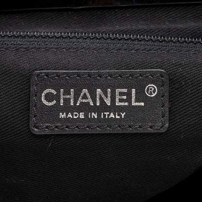 Chanel Quilted Patent Leather Ritz Flap Bag - image 9