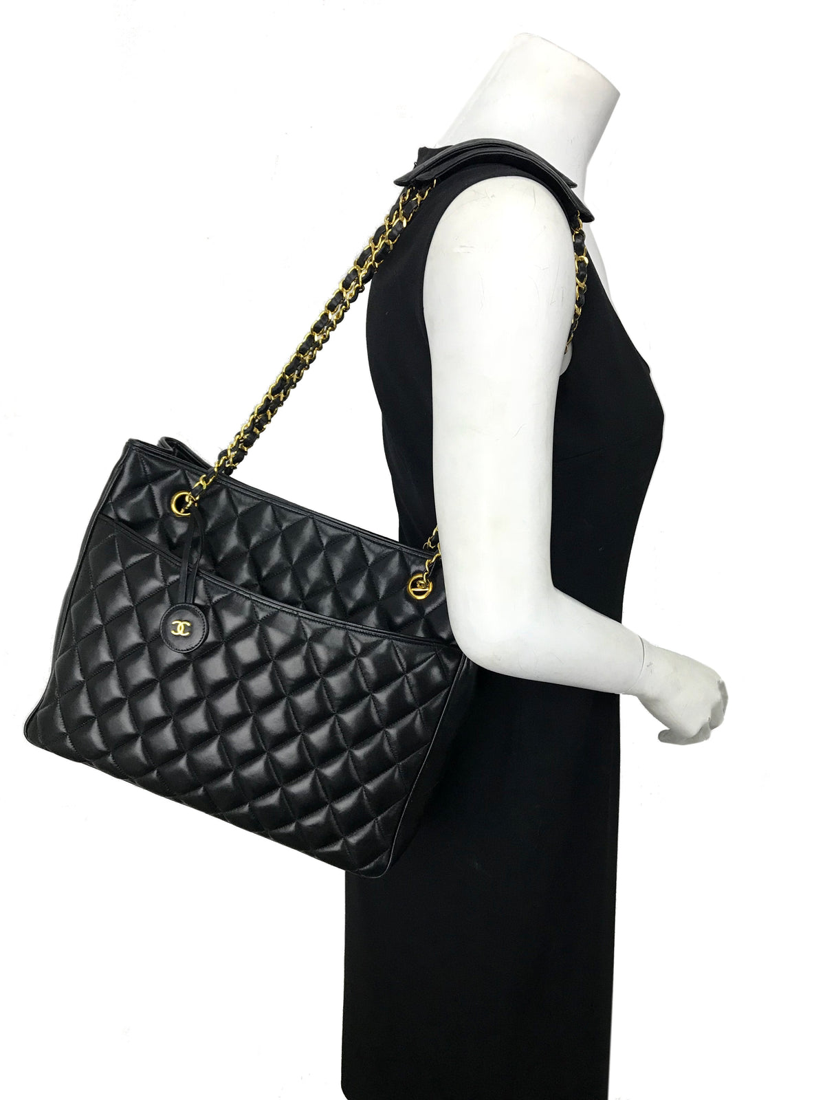 Chanel Vintage Lambskin Quilted Shoulder Bag - image 2