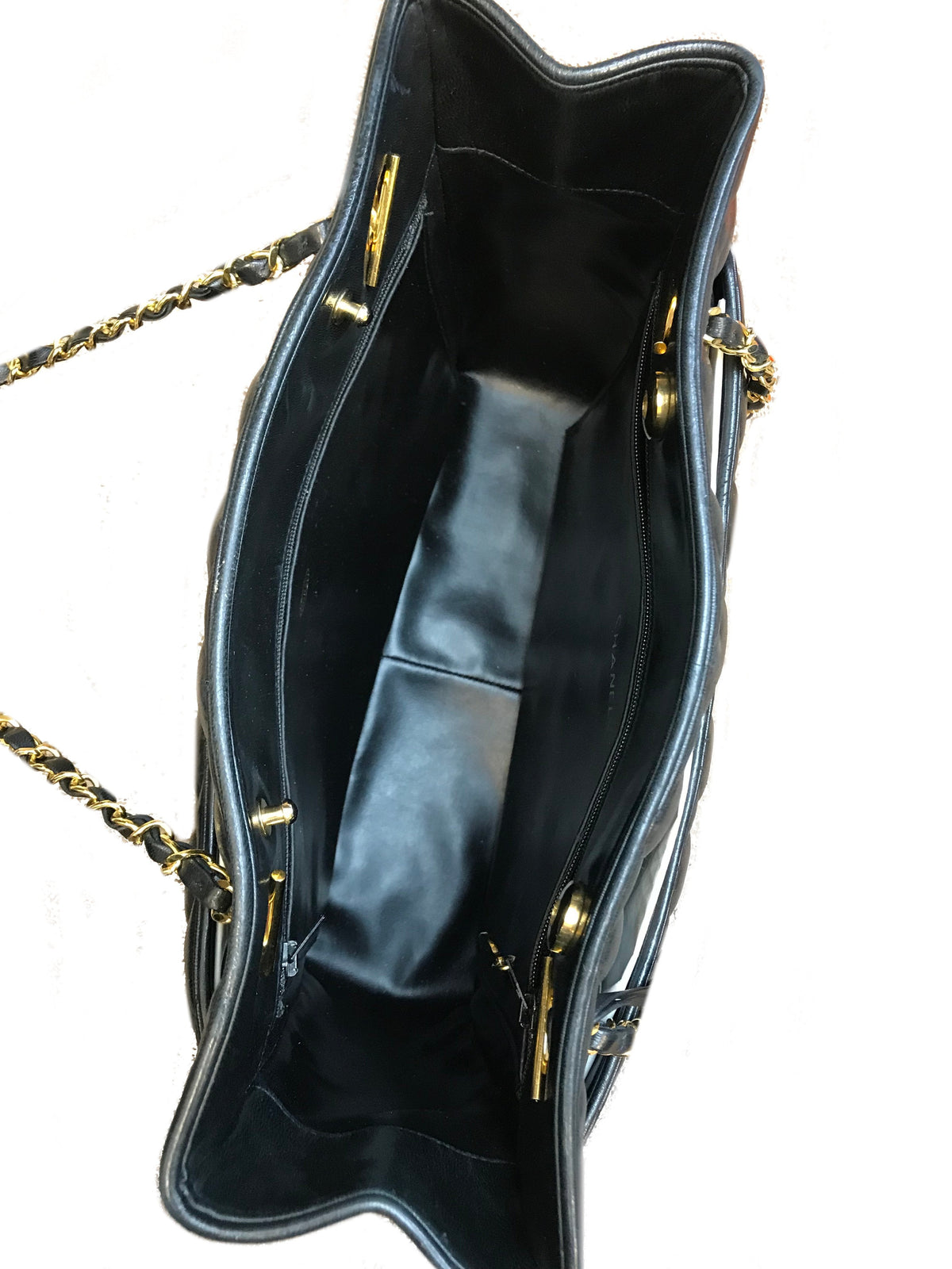 Chanel Vintage Lambskin Quilted Shoulder Bag - image 8