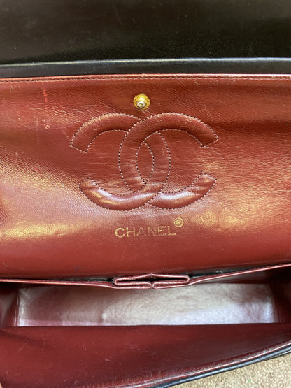 Chanel Vintage Quilted Lambskin Medium Classic Double Flap Bag - photo 9