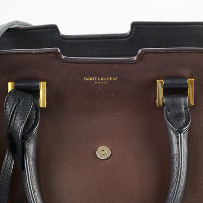 Saint Laurent Small Cabas Dark Brown Tote - photo 5