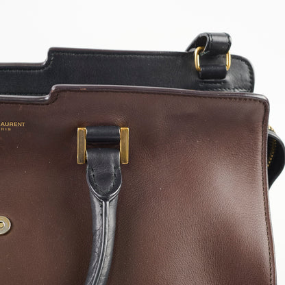 Saint Laurent Small Cabas Dark Brown Tote - photo 6