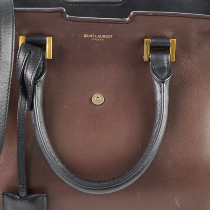 Saint Laurent Small Cabas Dark Brown Tote - photo 8