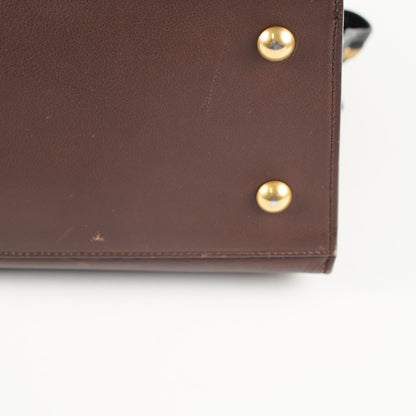 Saint Laurent Small Cabas Dark Brown Tote - photo 15