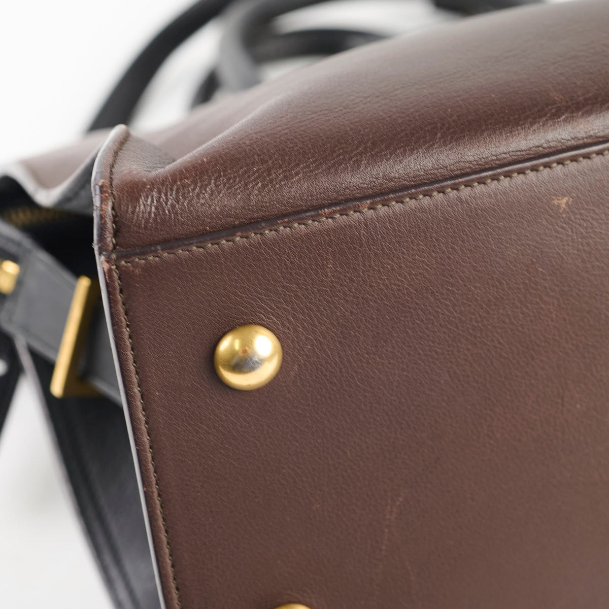 Saint Laurent Small Cabas Dark Brown Tote - photo 21
