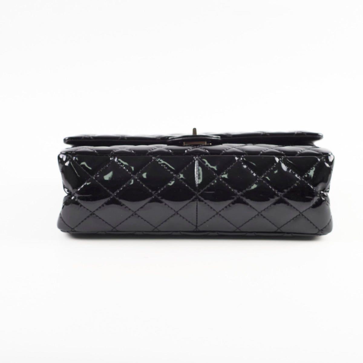 Chanel Reissue 226 Patent Black Silver Hardware - photo 4