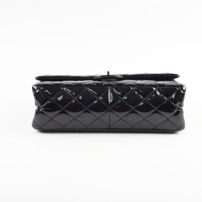 Chanel Reissue 226 Patent Black Silver Hardware - photo 4