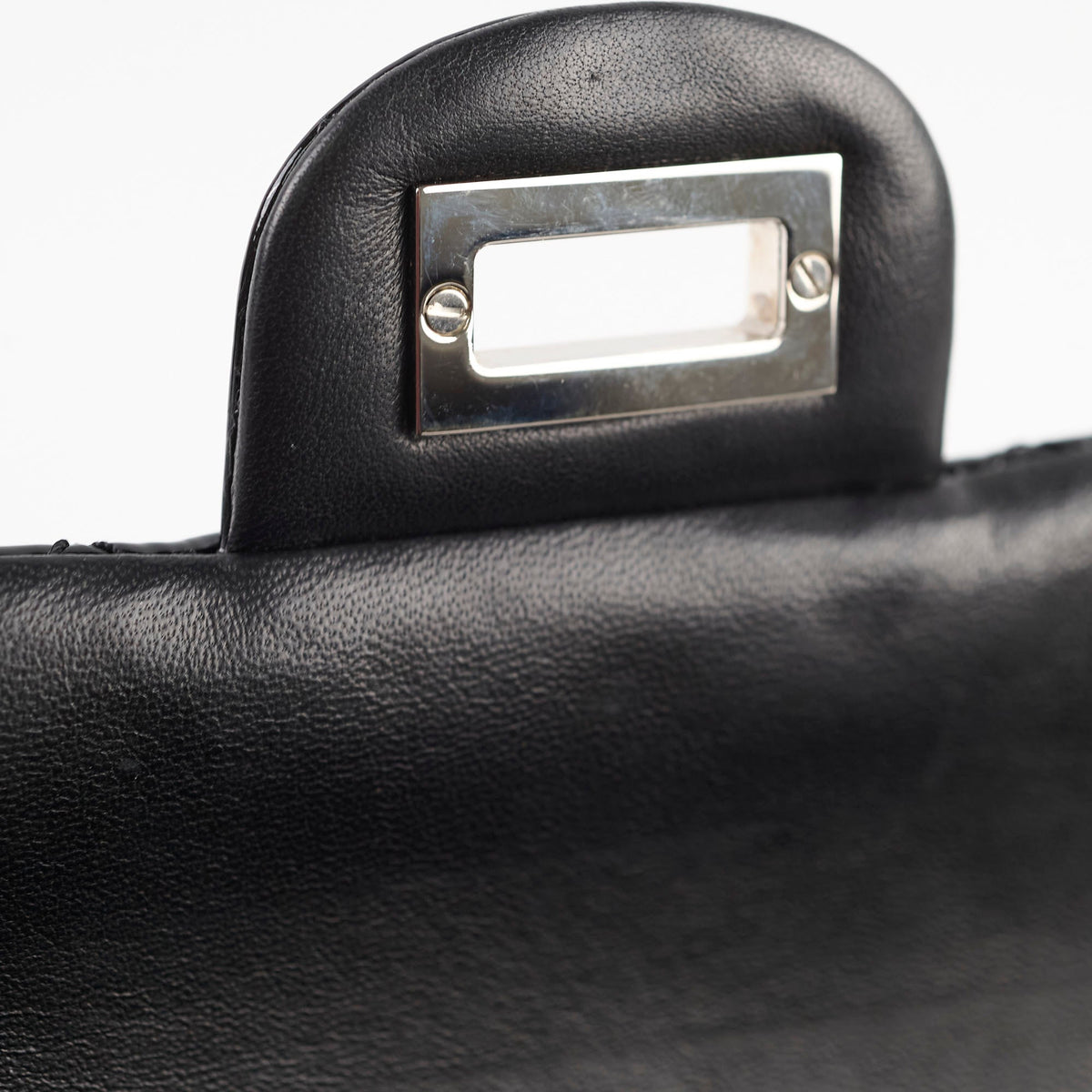 Chanel Reissue 226 Patent Black Silver Hardware - photo 10