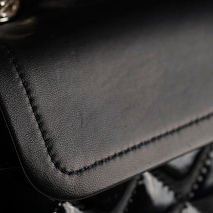 Chanel Reissue 226 Patent Black Silver Hardware - photo 7
