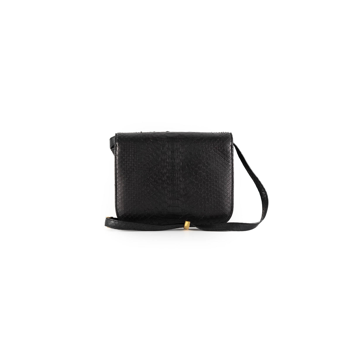 Celine Box Python Bag Black - photo 2