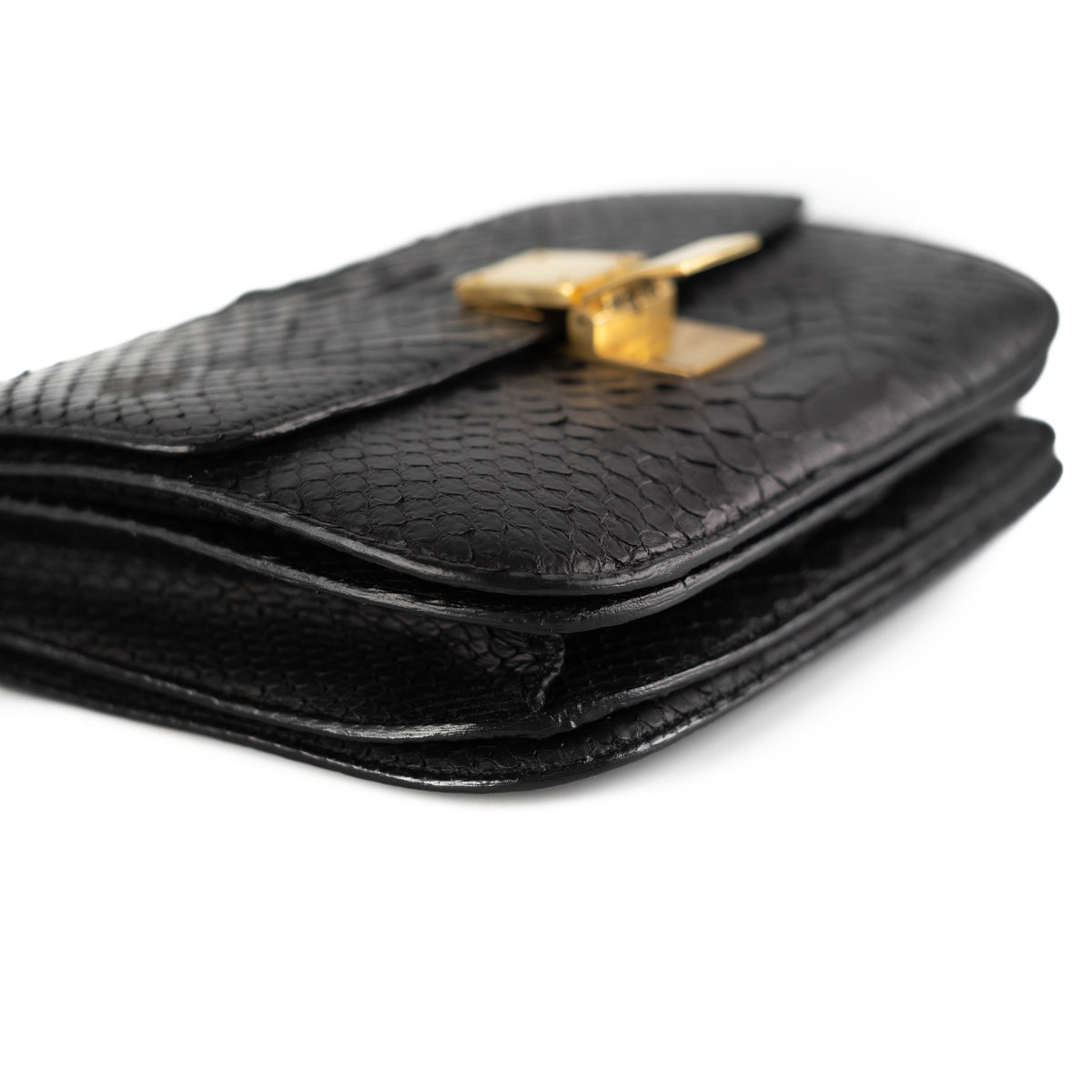 Celine Box Python Bag Black - photo 4