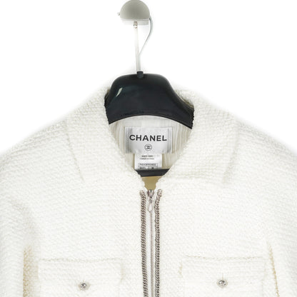 Chanel Short Jacket White 38 - photo 7