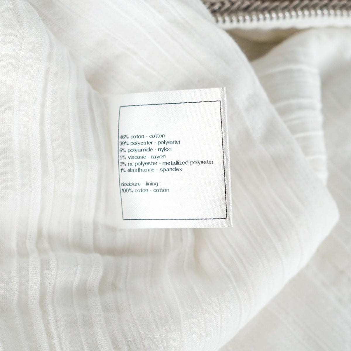 Chanel Short Jacket White 38 - photo 9