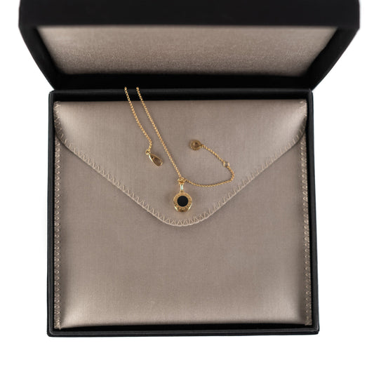 Bvlgari Onyx Necklace Yellow Gold - photo 1