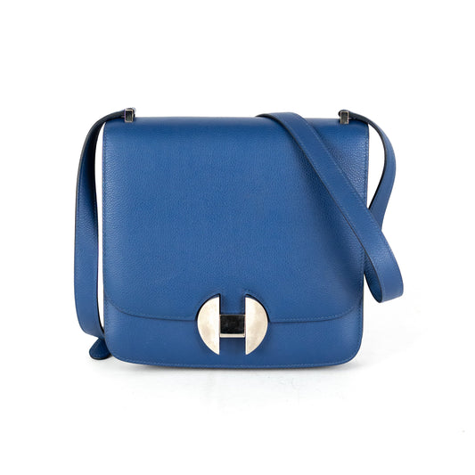 Hermes 2002 Veau Evercolor Bleau - IU Stamp - photo 1