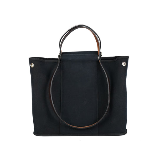 Hermes Canvas Bag Black - M Stamp - photo 1
