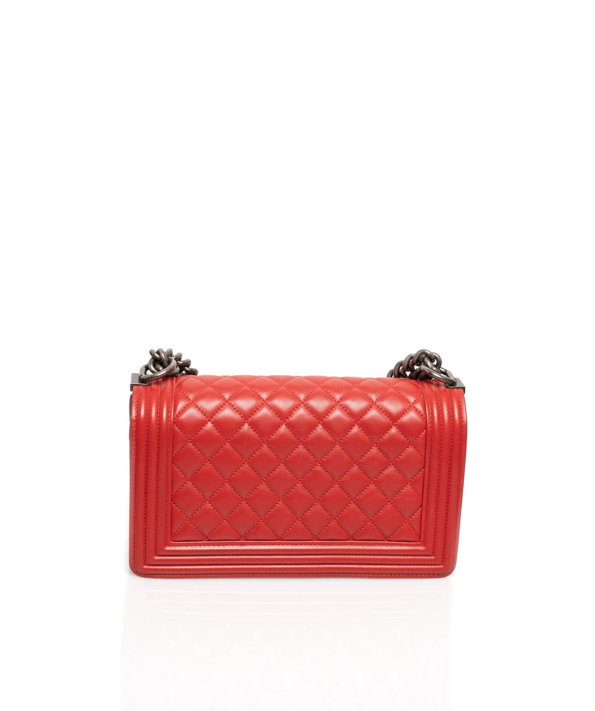 Chanel Red New Medium Boy Bag - ADL1302 - photo 3