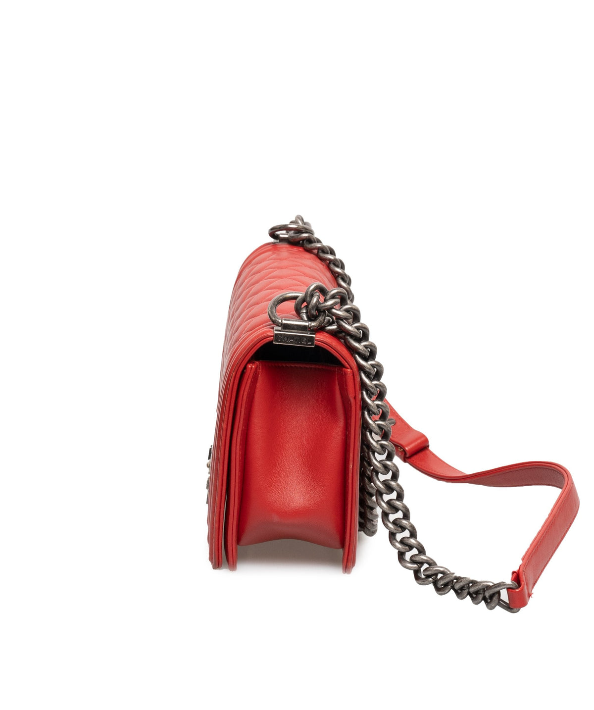 Chanel Red New Medium Boy Bag - ADL1302 - photo 5