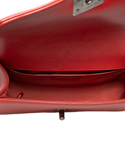 Chanel Red New Medium Boy Bag - ADL1302 - photo 9