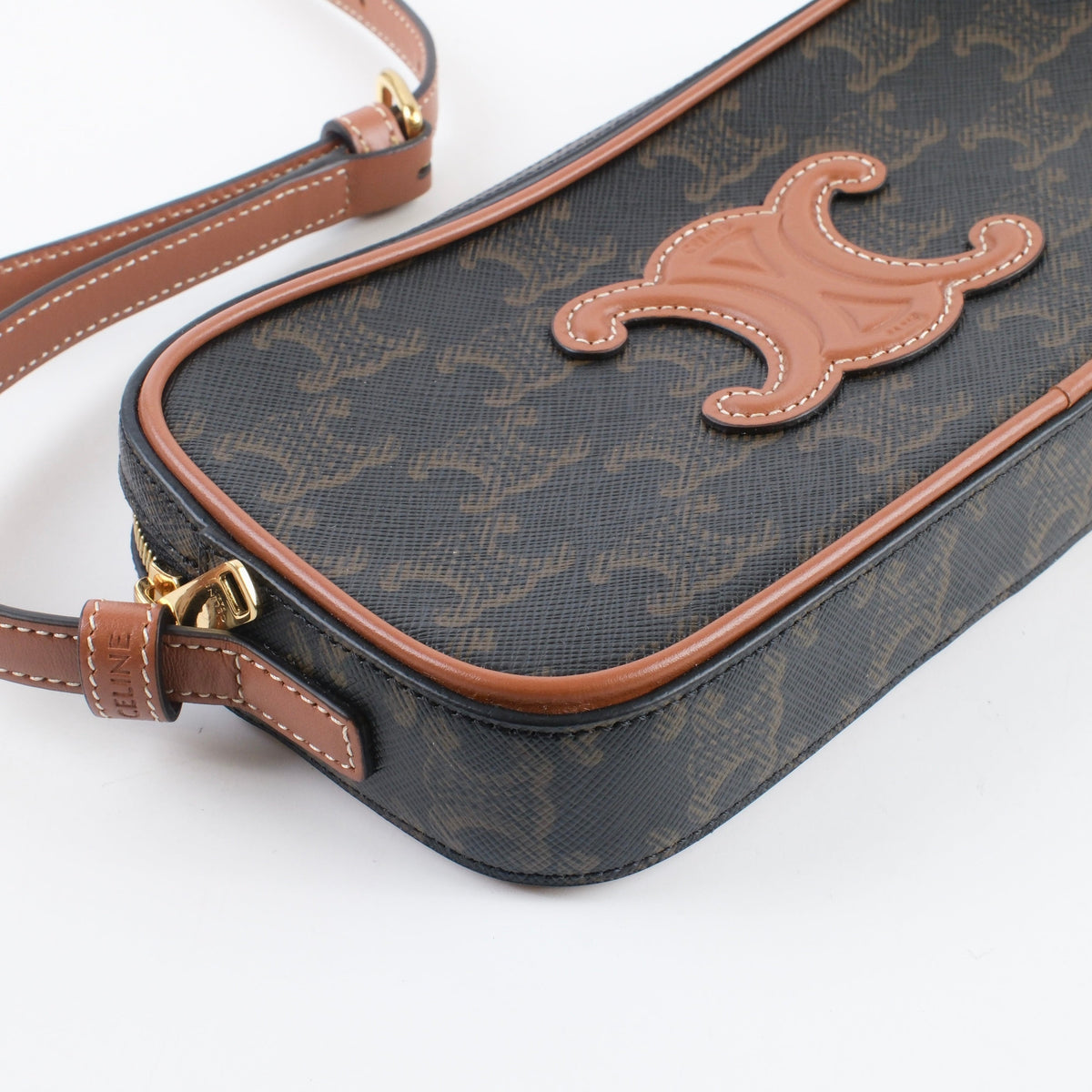 Celine Cuir Mini Triomphe Camera Shoulder Bag - photo 13