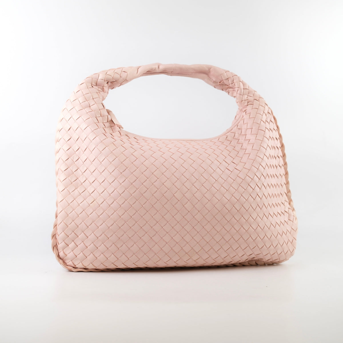 Bottega Veneta Medium Intrecciato Hobo Bag Pink Lambskin - photo 2