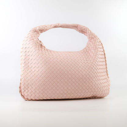 Bottega Veneta Medium Intrecciato Hobo Bag Pink Lambskin - photo 2