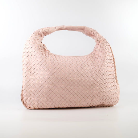 Bottega Veneta Medium Intrecciato Hobo Bag Pink Lambskin - photo 2