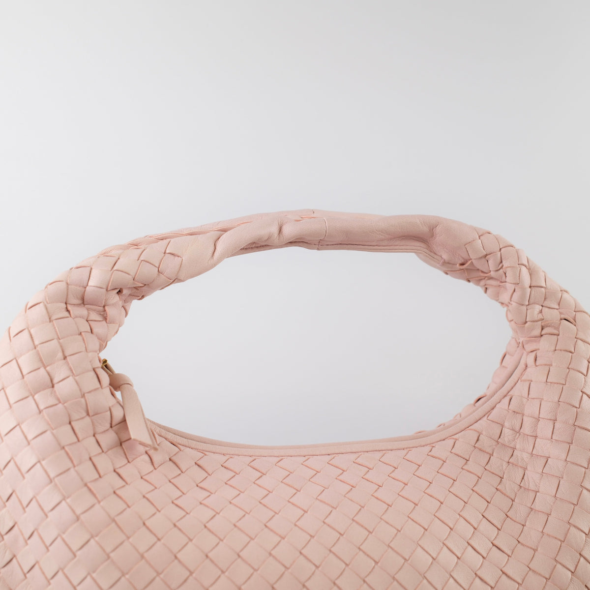 Bottega Veneta Medium Intrecciato Hobo Bag Pink Lambskin - photo 7