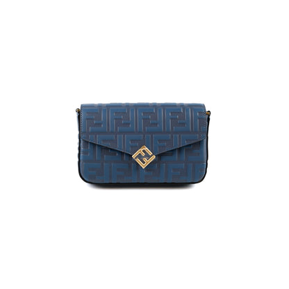 Fendi Blue FF Chain Crossbody - photo 1