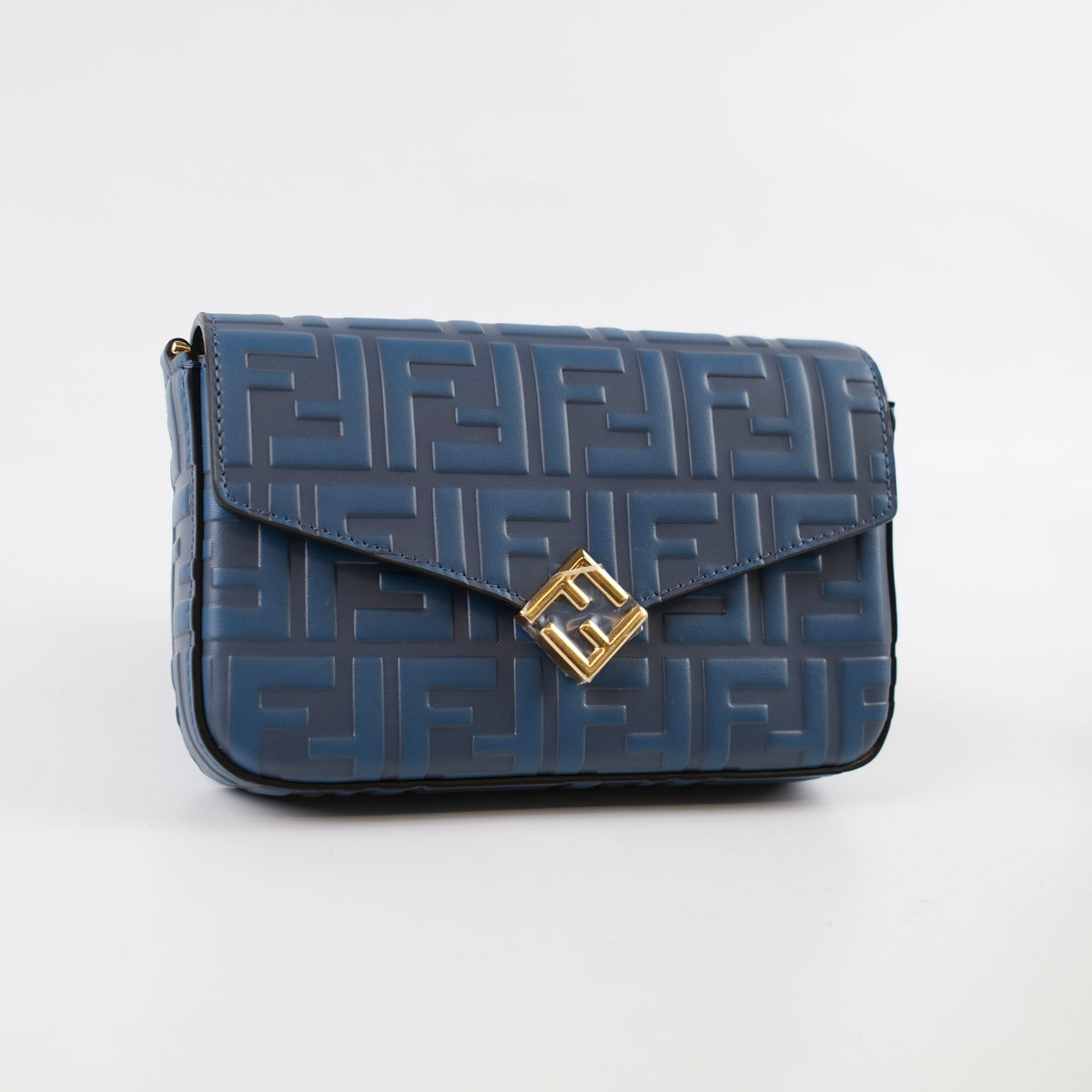 Fendi Blue FF Chain Crossbody - photo 2
