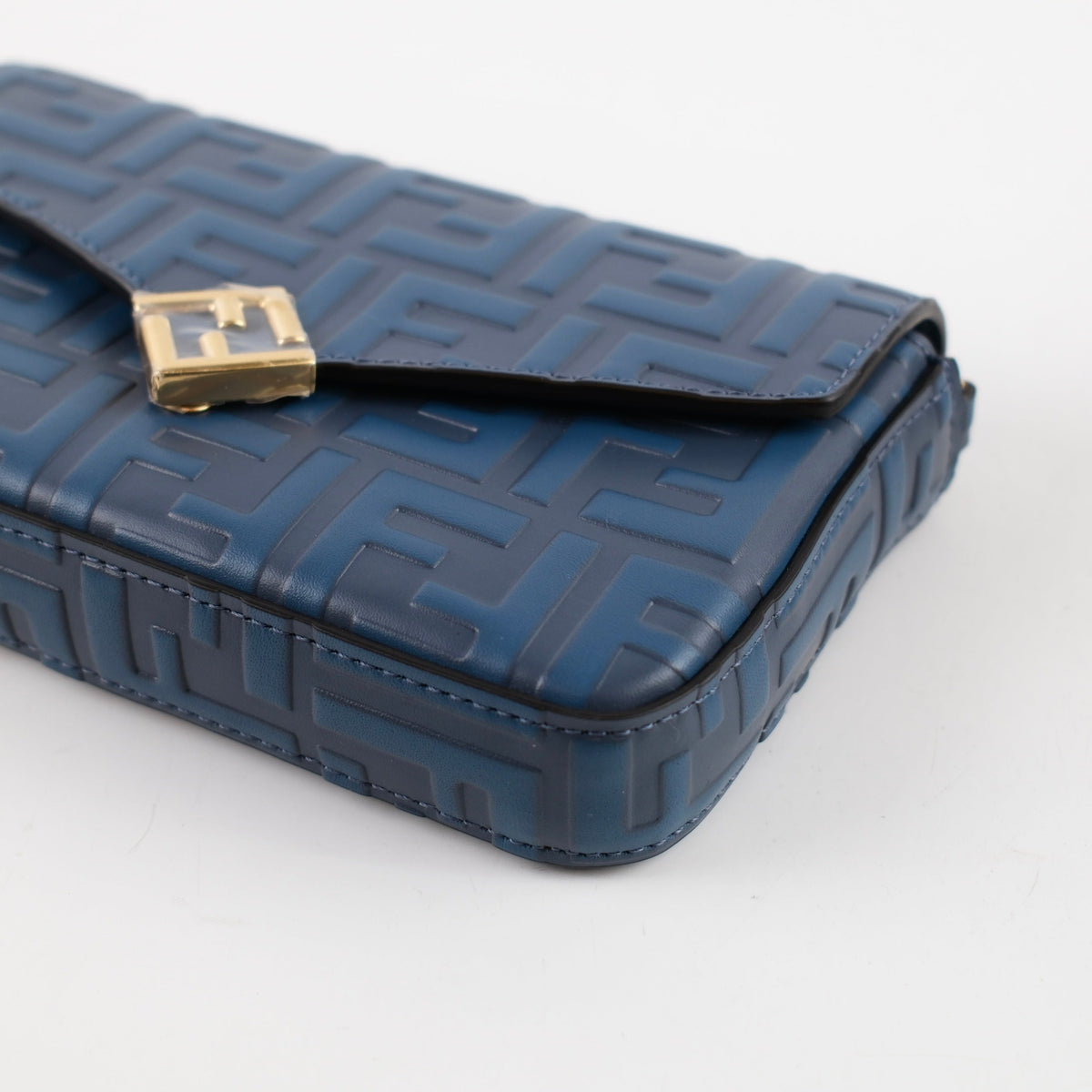 Fendi Blue FF Chain Crossbody - photo 15