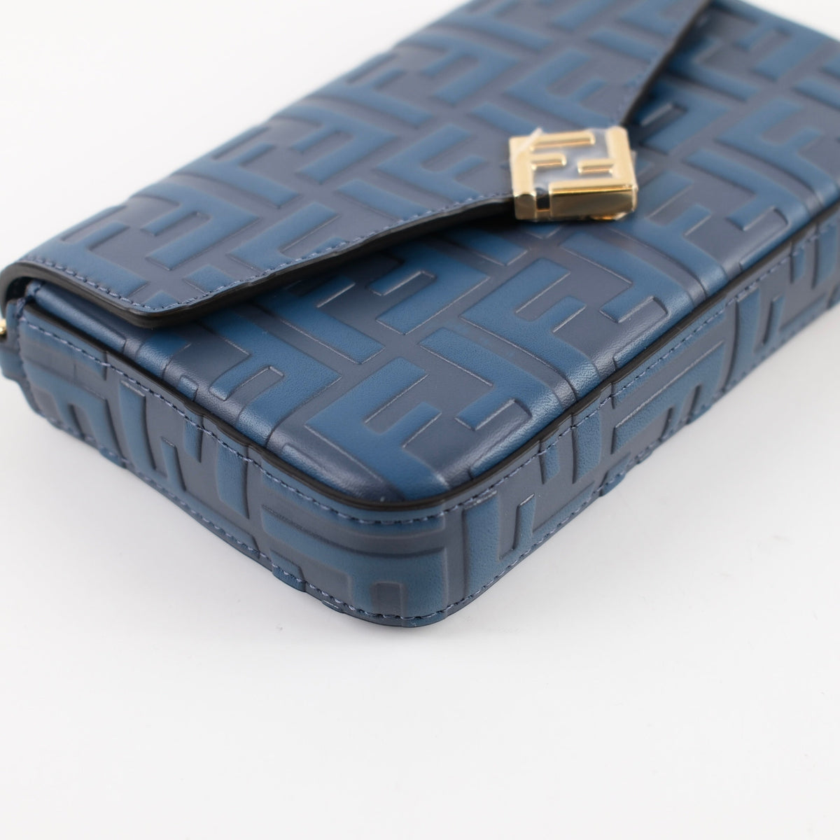 Fendi Blue FF Chain Crossbody - photo 14