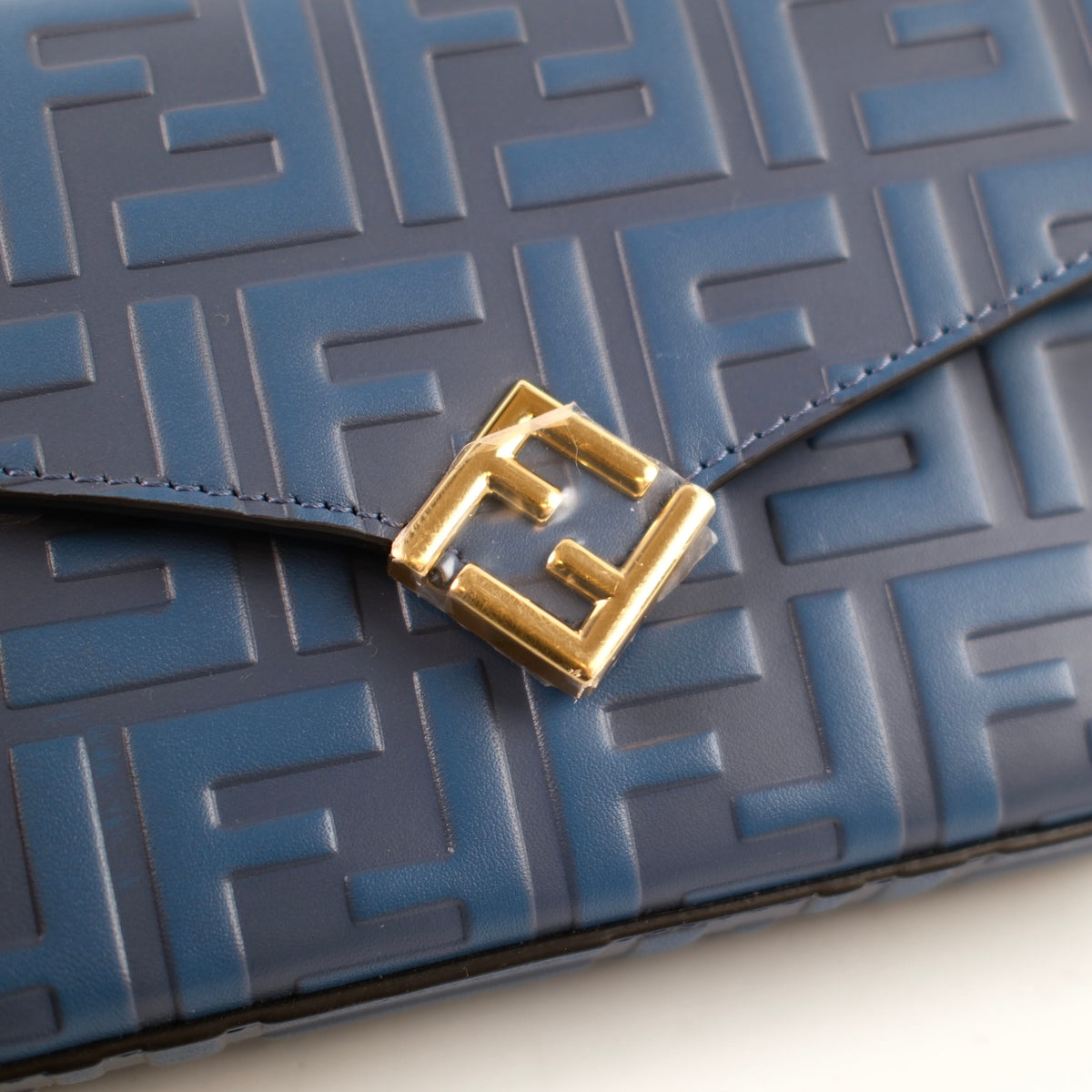 Fendi Blue FF Chain Crossbody - photo 16