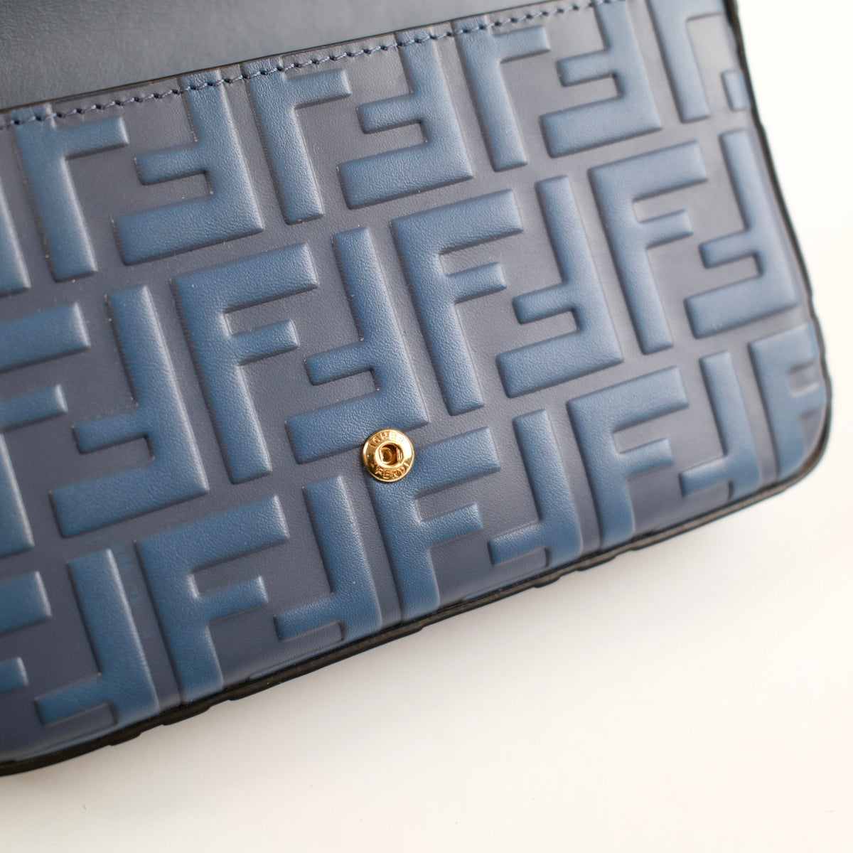 Fendi Blue FF Chain Crossbody - photo 9