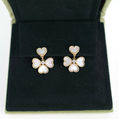 Van Cleef & Arpels Sweet Hearts Mother of Pearl MOP Earrings - photo 6