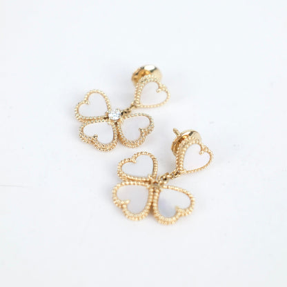 Van Cleef & Arpels Sweet Hearts Mother of Pearl MOP Earrings - photo 3