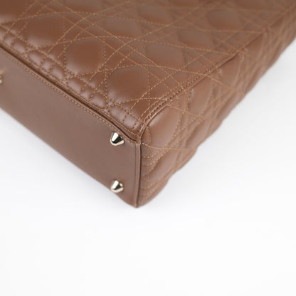 Dior Large Tan Brown Lady Dior Lambskin - photo 18