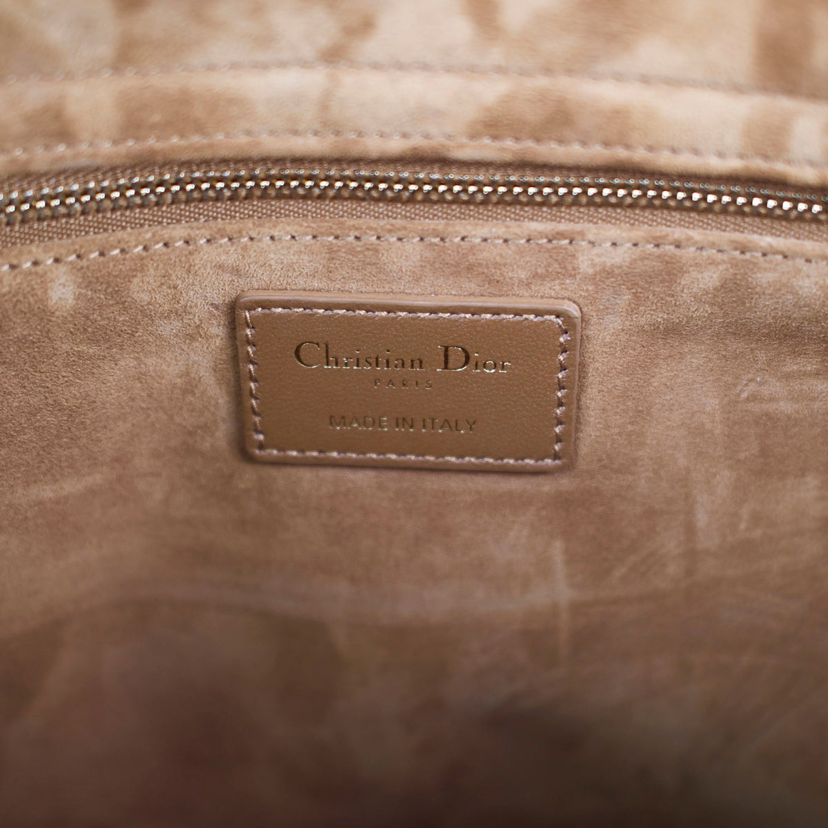 Dior Large Tan Brown Lady Dior Lambskin - photo 13