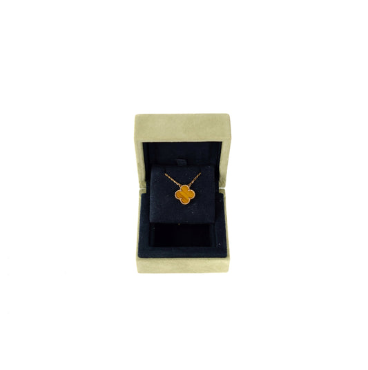Van Cleef & Arpels Vintage Tiger Eye Pendant Necklace - photo 1