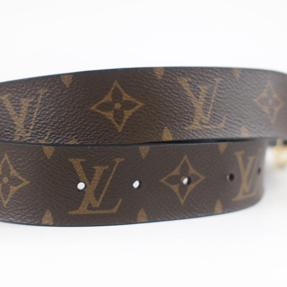 Louis Vuitton Black/Monogram Belt - Size 80 - photo 11