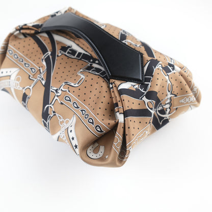 Hermes Balusoie Silk Bag Biscuit/Noir - photo 6