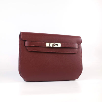 Hermes Kelly Depeches 25 Rouge H Epsom Y Stamp - photo 2