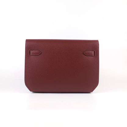 Hermes Kelly Depeches 25 Rouge H Epsom Y Stamp - photo 3