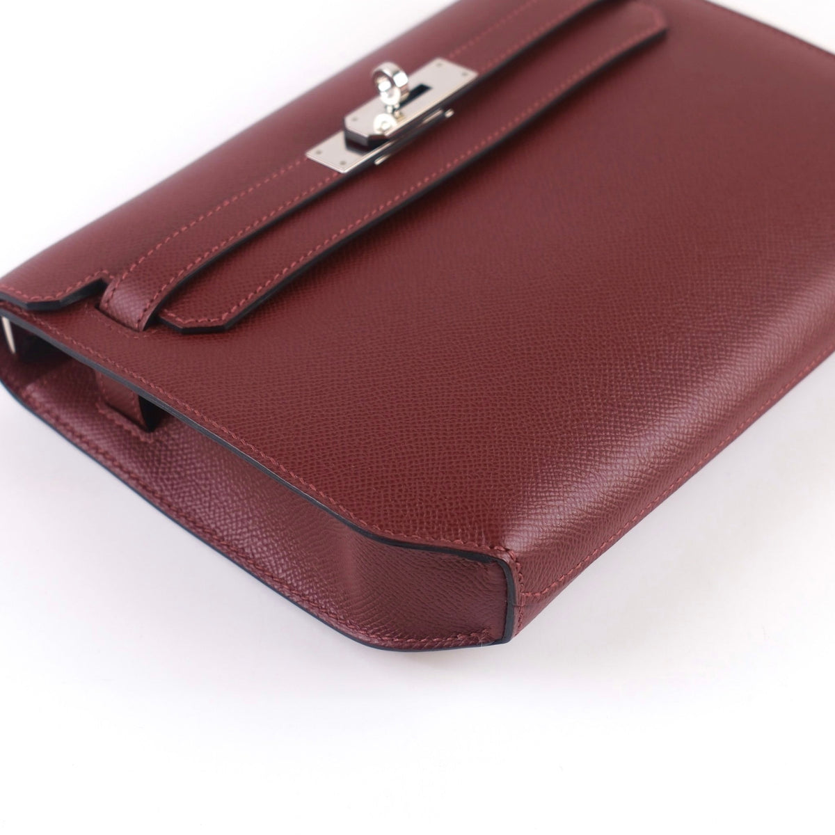 Hermes Kelly Depeches 25 Rouge H Epsom Y Stamp - photo 16