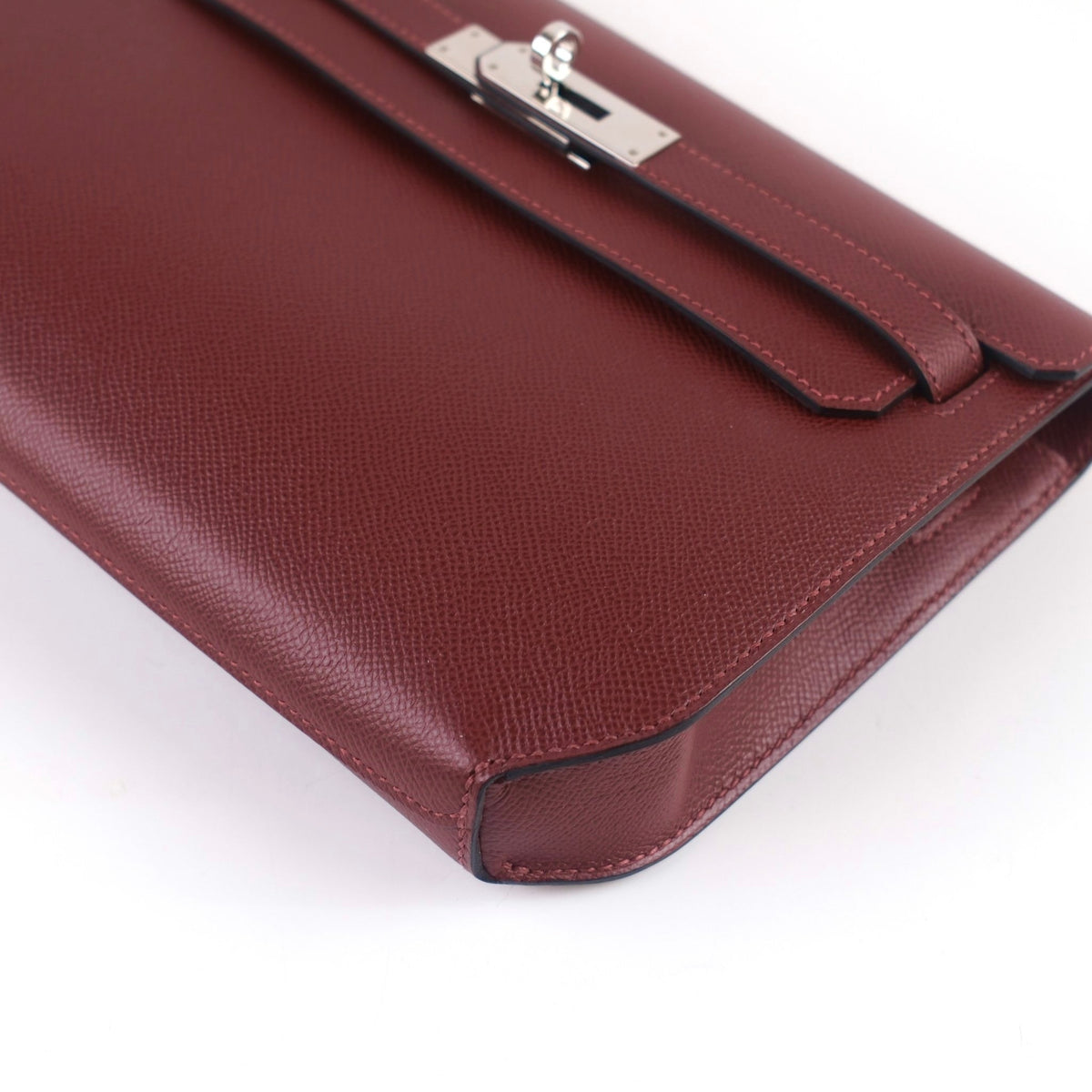 Hermes Kelly Depeches 25 Rouge H Epsom Y Stamp - photo 17